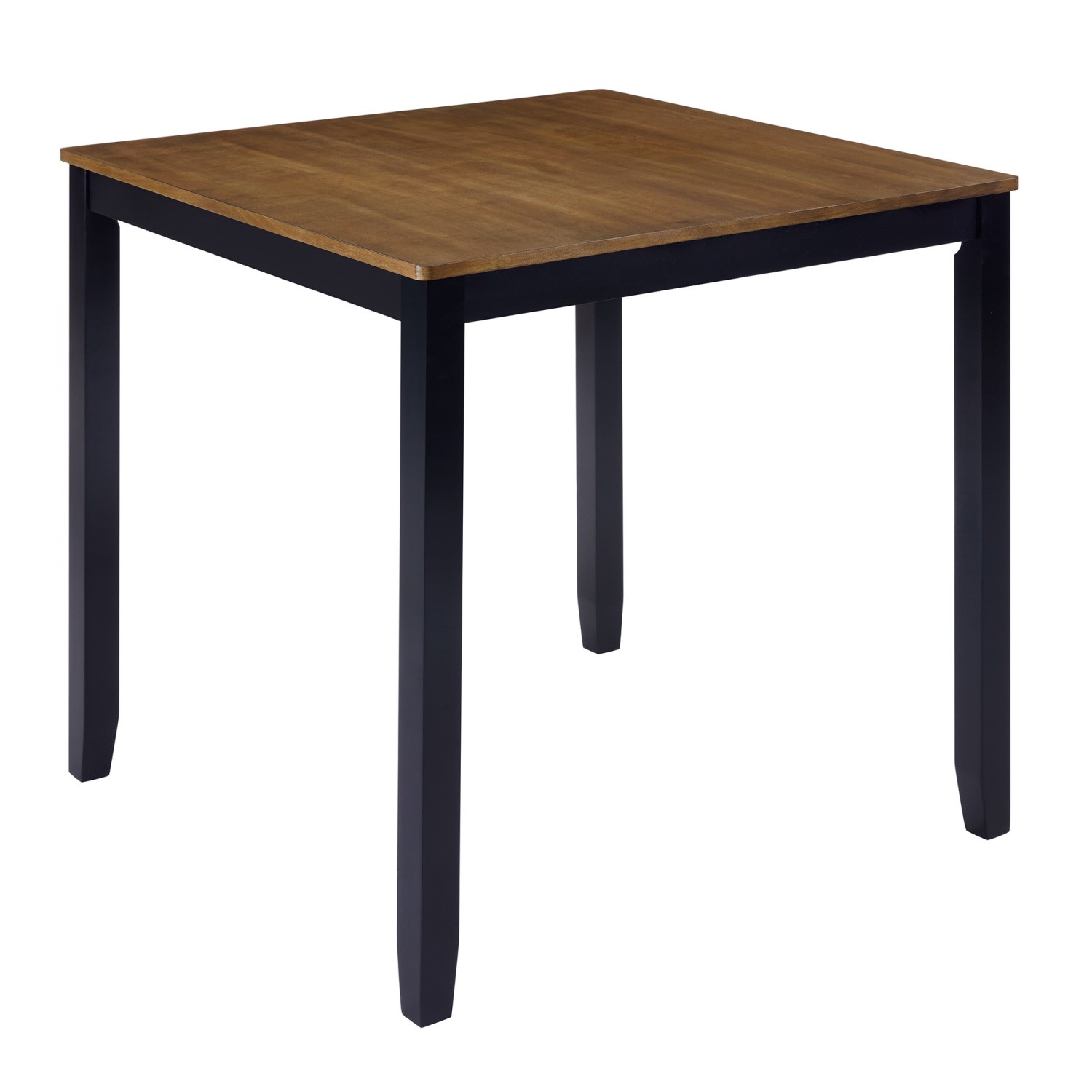5-Piece Square Dining Table Set with Wood Kitchen Table and 4 Upholstered Chairs