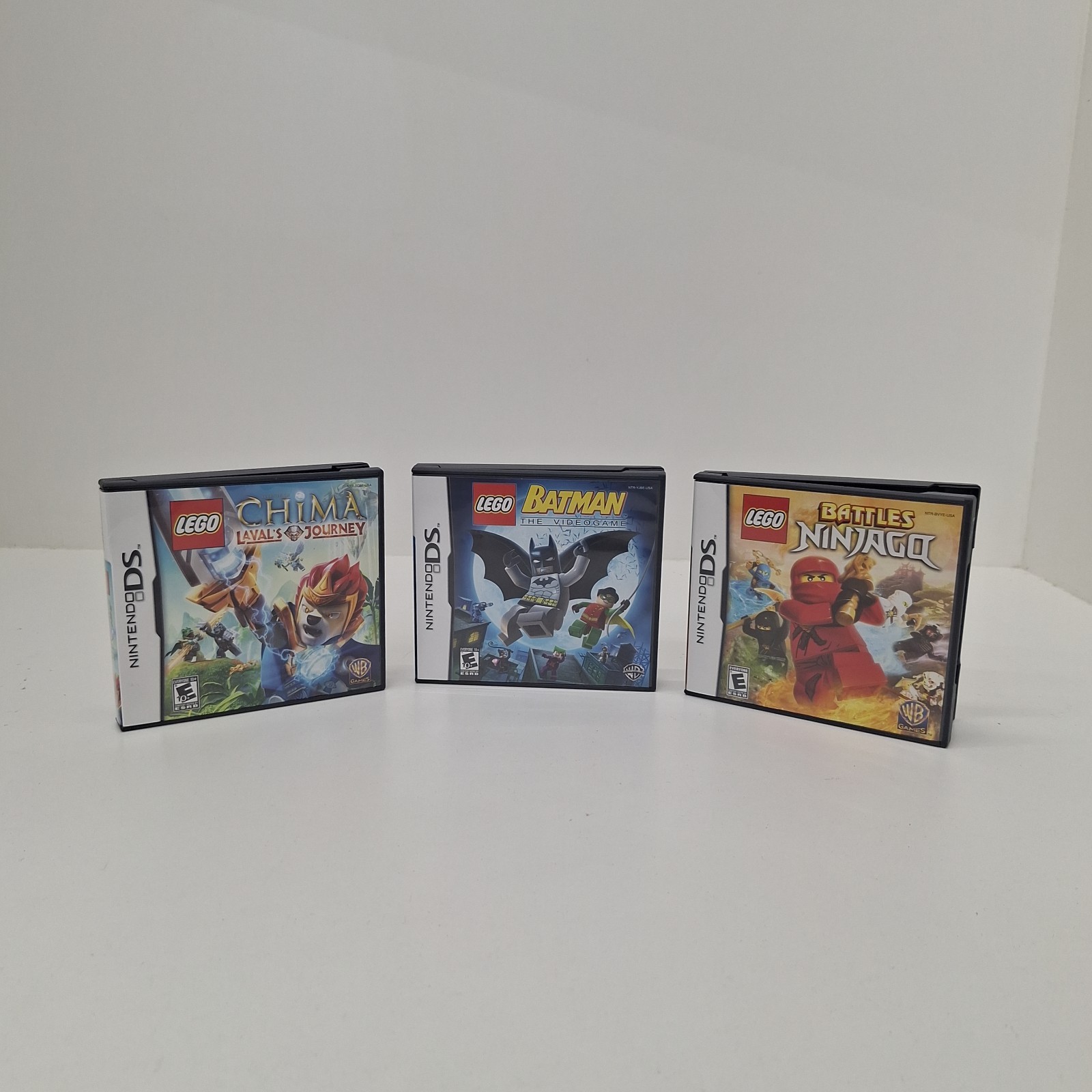 Nintendo DS Lego Batman, Lego Battles Ninjago, Lego Chima Laval's Journey, 3 set