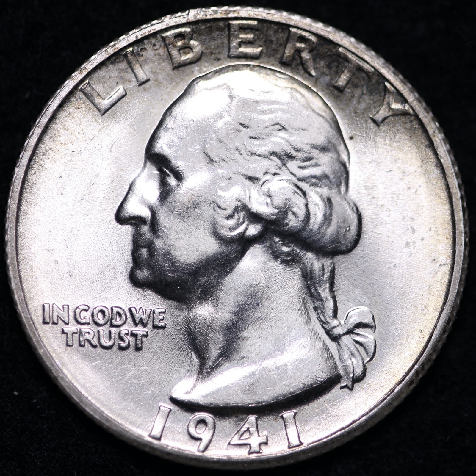 1941-S Washington Quarter CHOICE BU FREE SHIPPING E510 AEY
