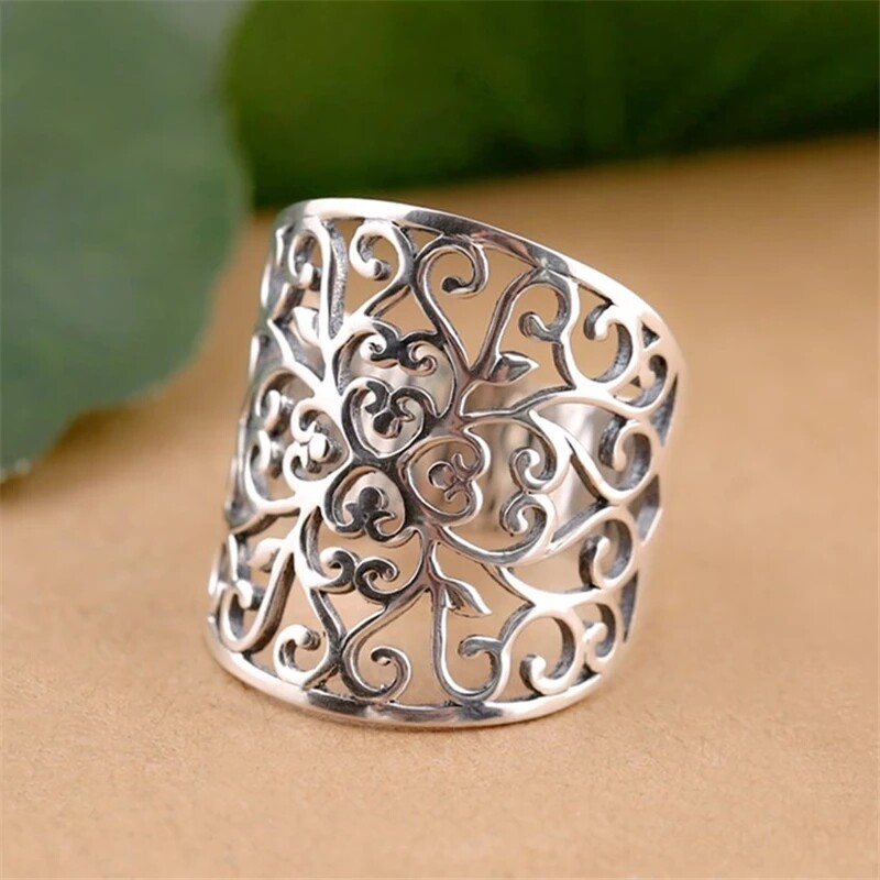 Fashion Party Band 925 Silver Filled Rings Women Anniversary Jewelry Size 6-10