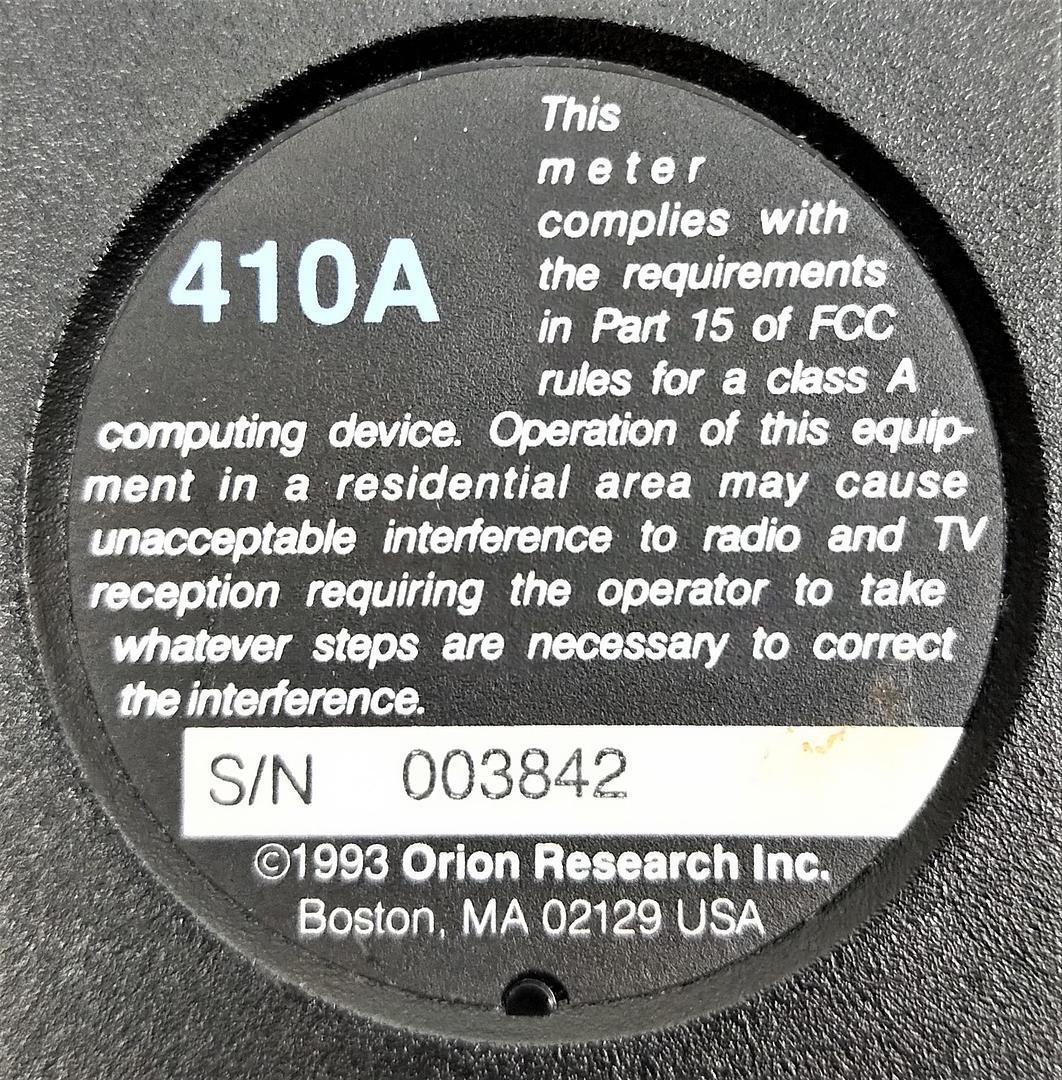Orion 410A pH Meter with New pH Electrode