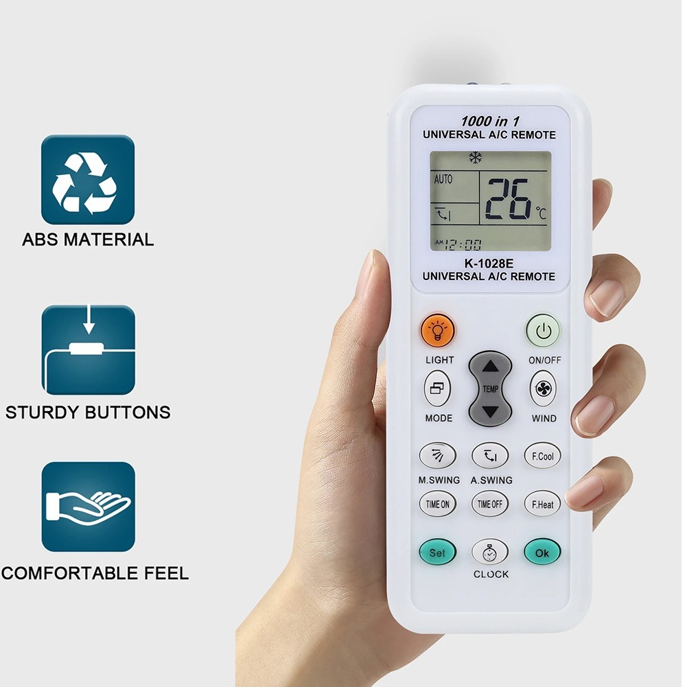 1000 In 1 Remote Compatible Remote Control AC Remote Control For AC Repair