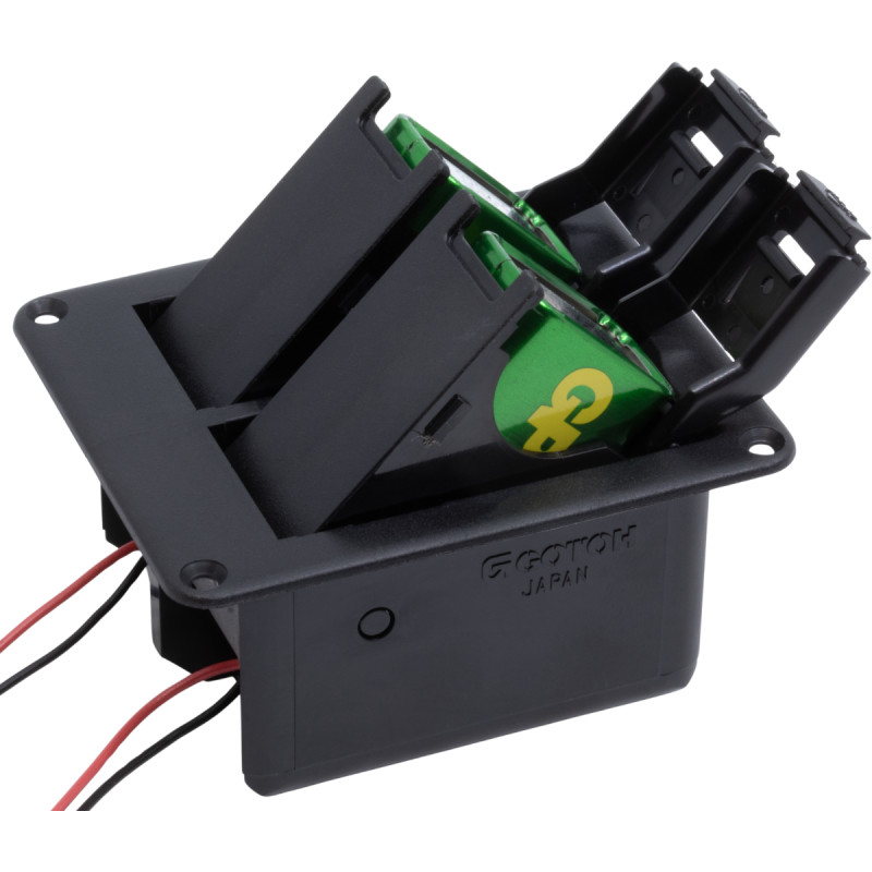 Gotoh Battery Box, BB-04W, Dual, for 9 volt batteries