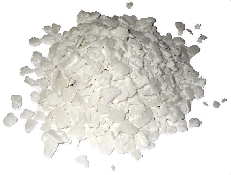 Calcium Chloride White Flakes CaCl2, Deicing Lab Industrial 100g–25kg