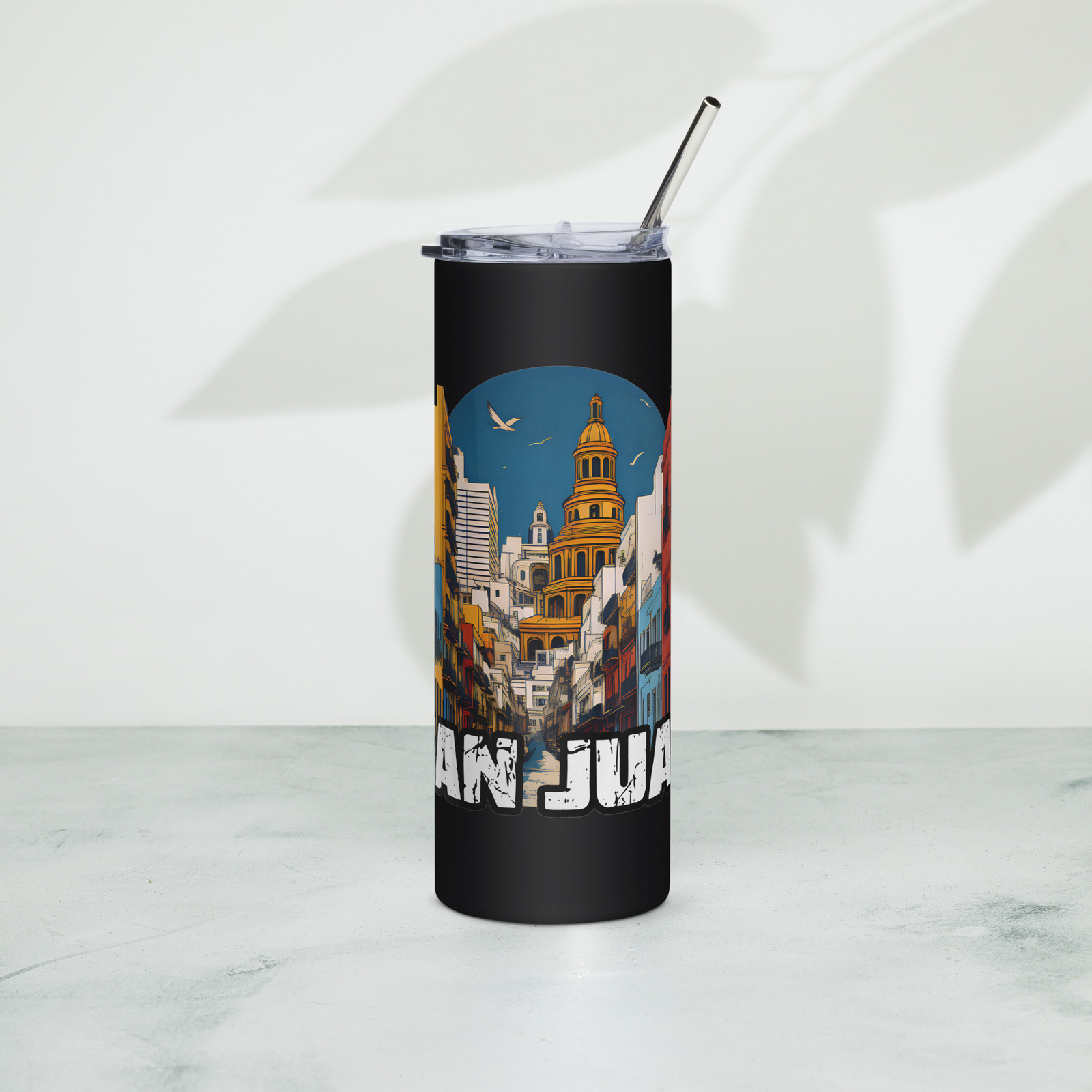 San Juan Puerto Rico Tumbler | Skinny Tumblr (Steel)