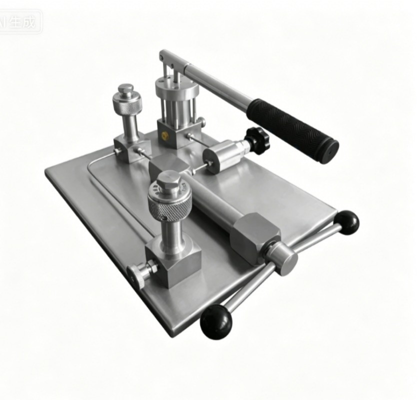 Handheld Air Pump, Portable Vacuum Calibration Stand, Pressure Gauge, Sensor