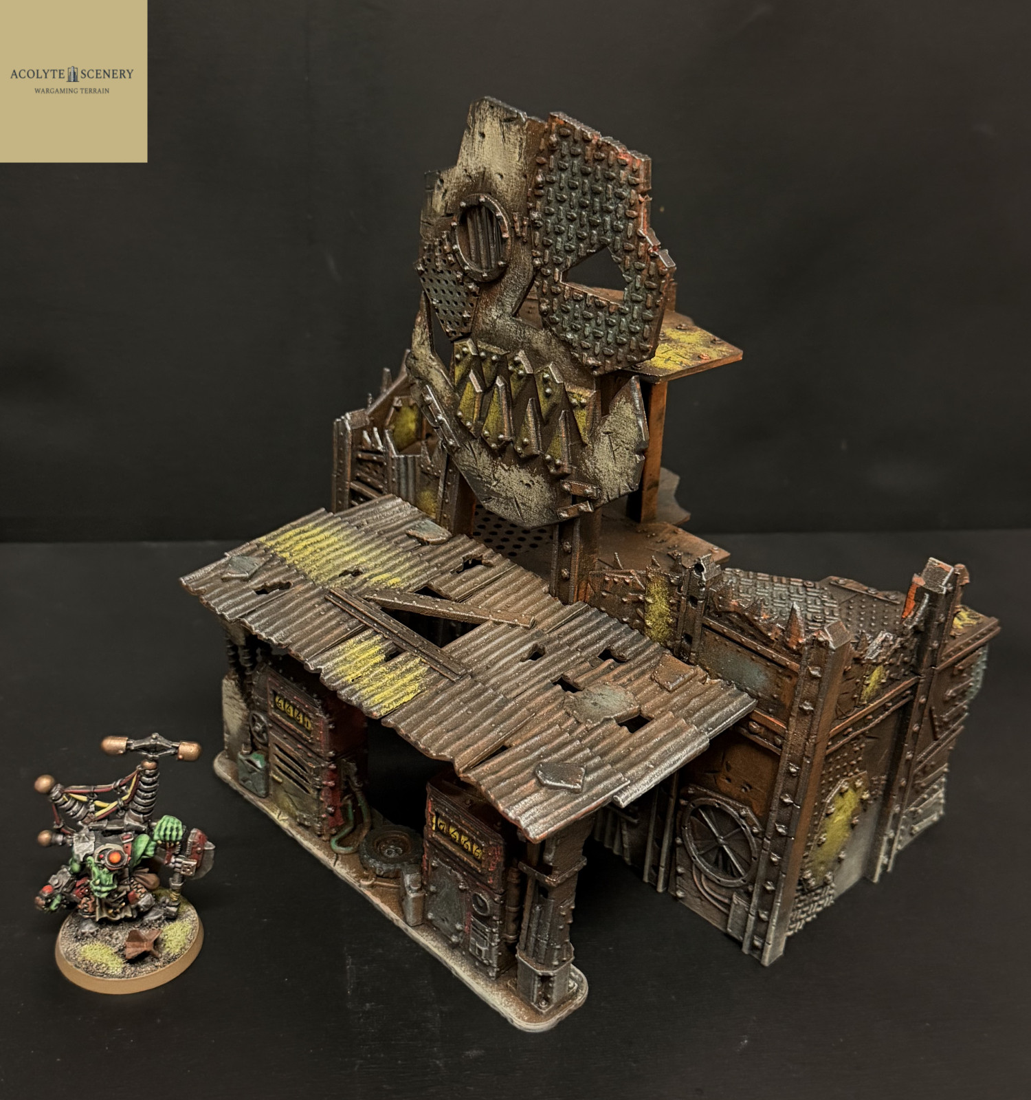 Wargaming Terrain V’Ork’Us Fuel Station compatible with warhammer 40k