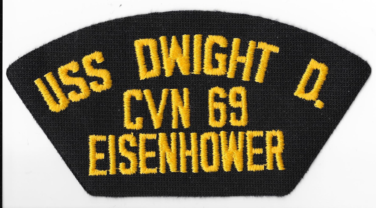 United States Navy USS Dwight D. Eisenhower CVN 69 Hat Patch V2