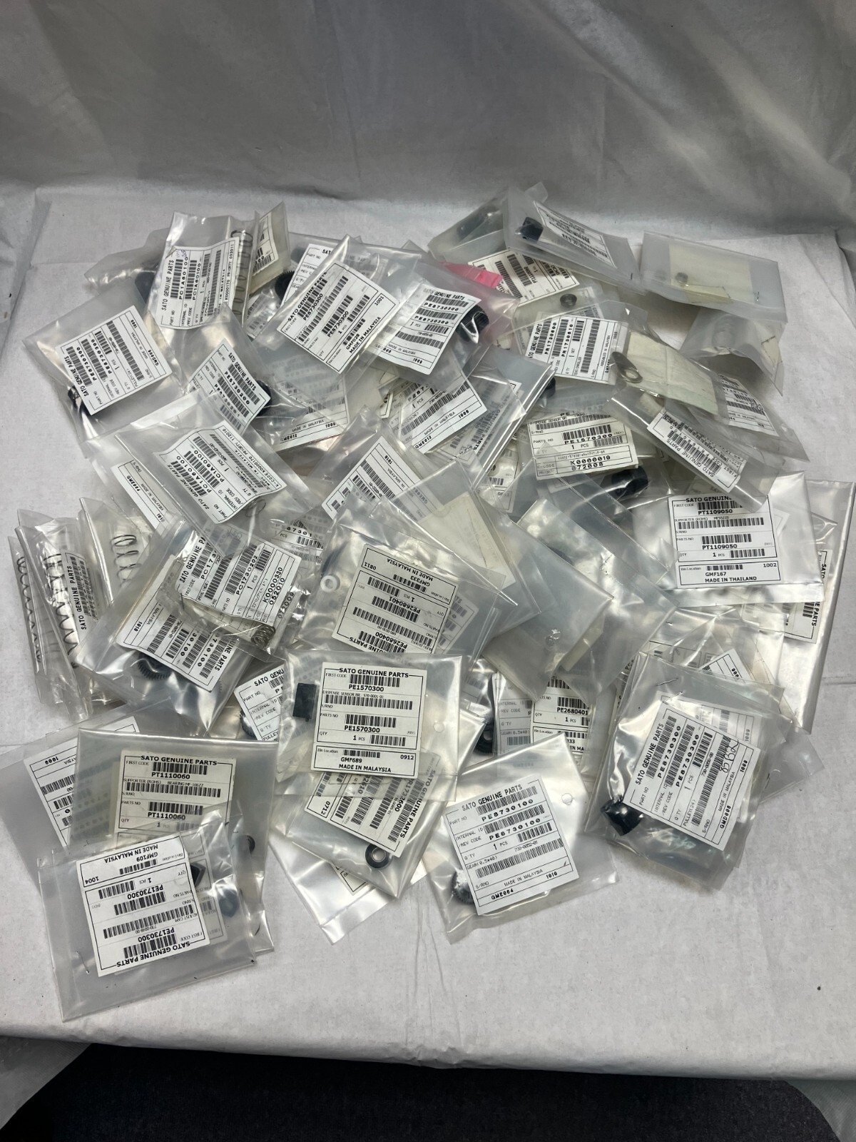 NEW SATO PRINTER PARTS LOT OF 120+