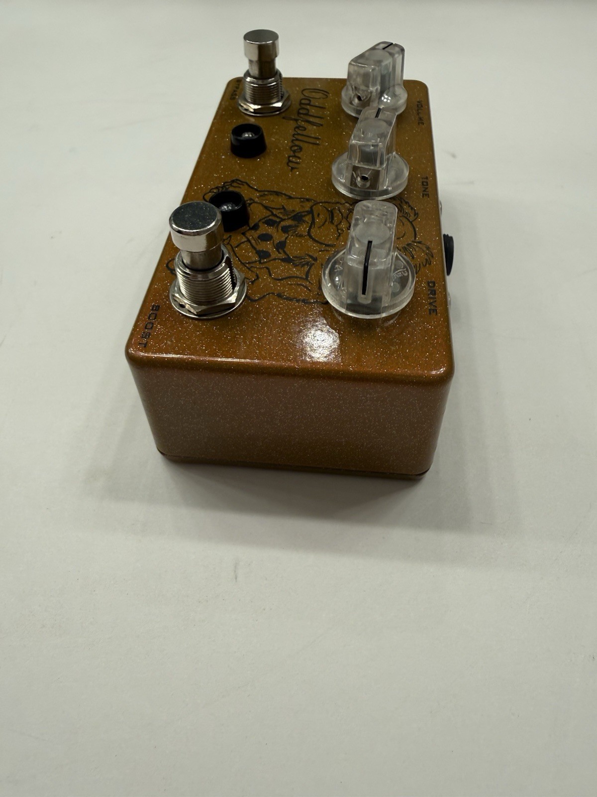 Oddfellow Caveman Transparent Overdrive Boost Hand Built Guitar Effect Pedal