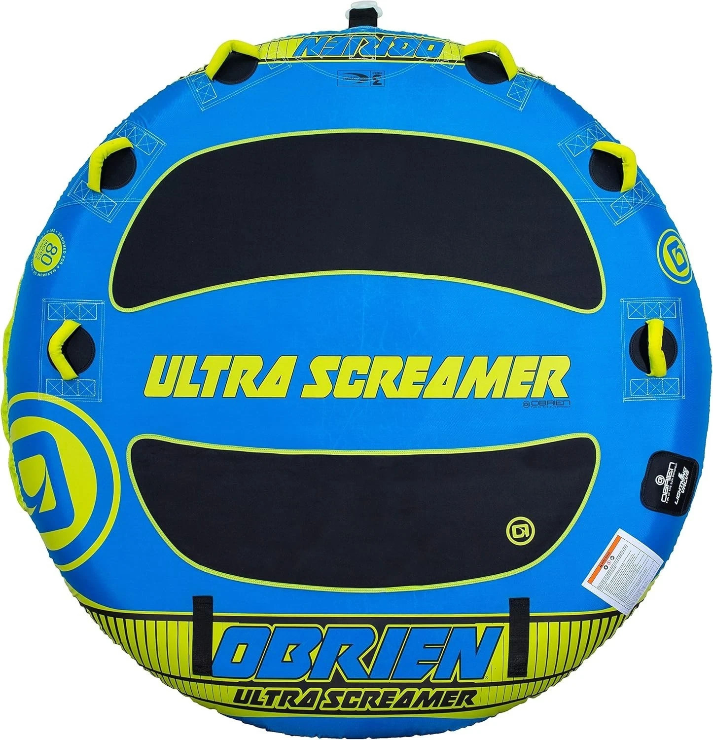 O'Brien Ultra Screamer 3 Person Inflatable Towable Tube for Boating Watersports