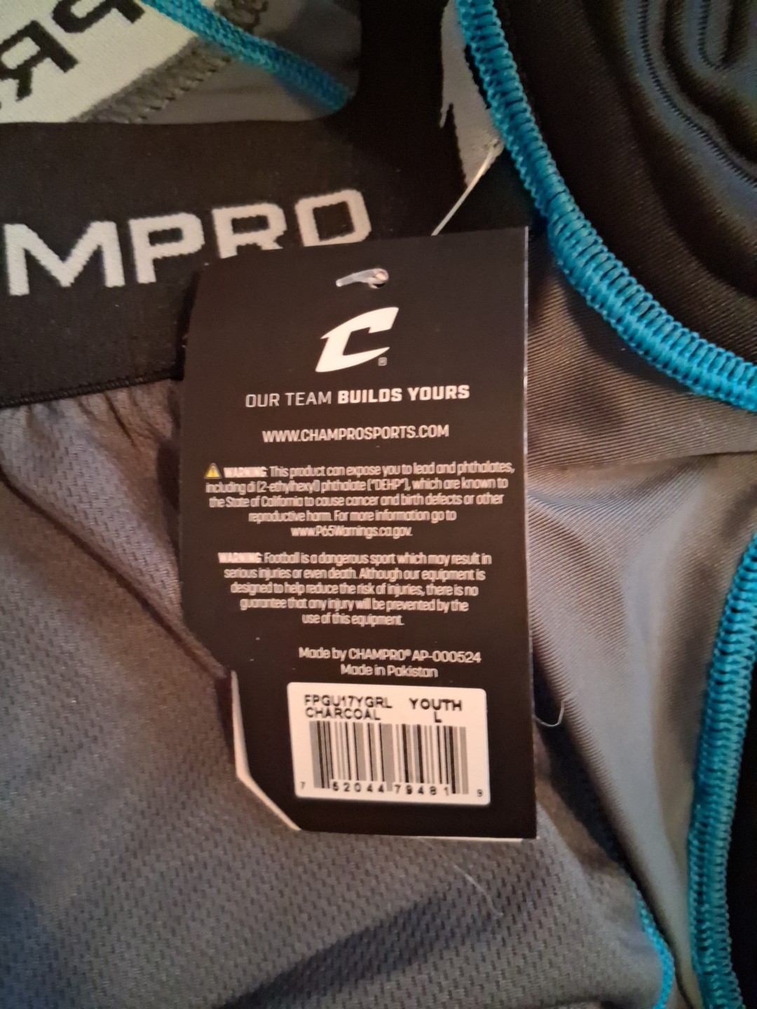 Champro Bull Rush Protection Youth Large