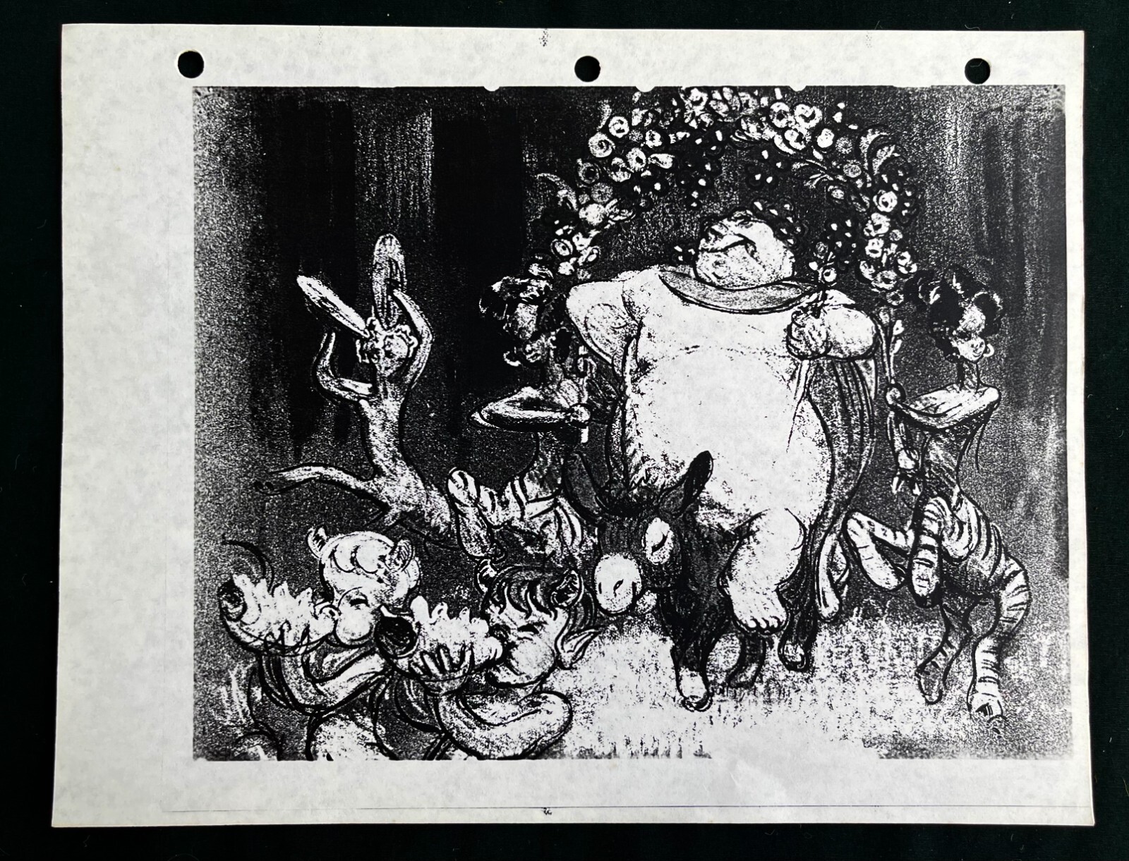 FANTASIA CONCEPT ART Disney Studio Animation BACCHUS  Photo Copy Print PAN