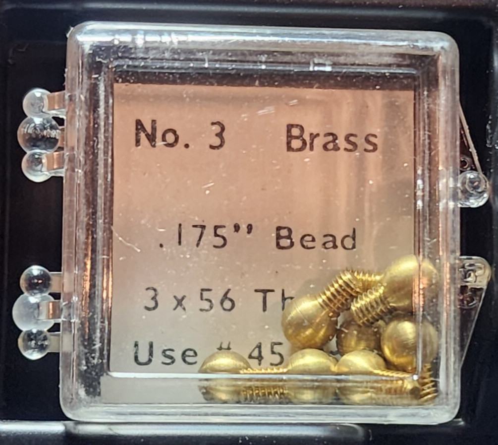 One (1) Vintage Brownells Shotgun Sight Bead Multiple Variations Available 1-8