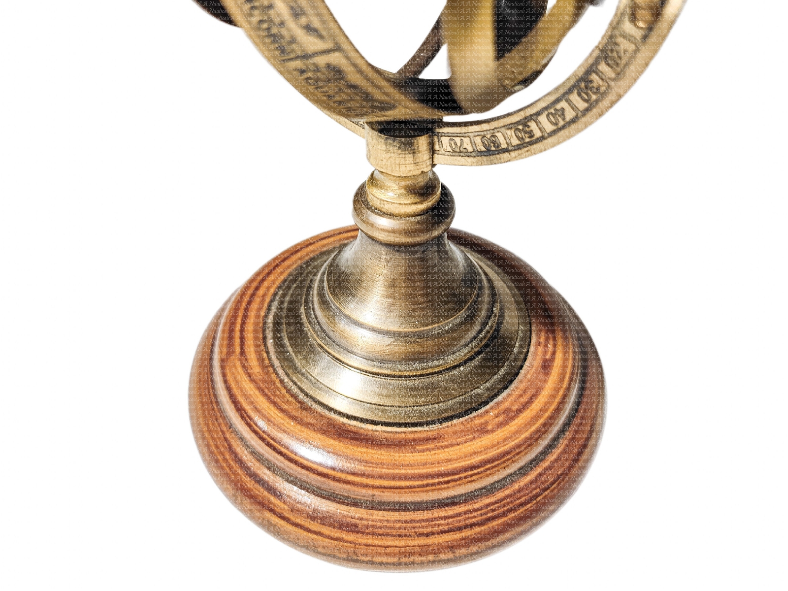 5 in Brass Armillary Sphere Astrolabe Globe - Nautical Tabletop Decor Gift