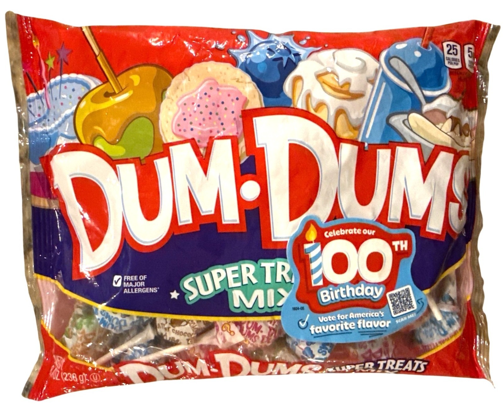 Dum-Dums SUPER TREAT MIX Lollipops 8.4oz/36ct Up to 16 Flavors w/ Desserts+MORE!