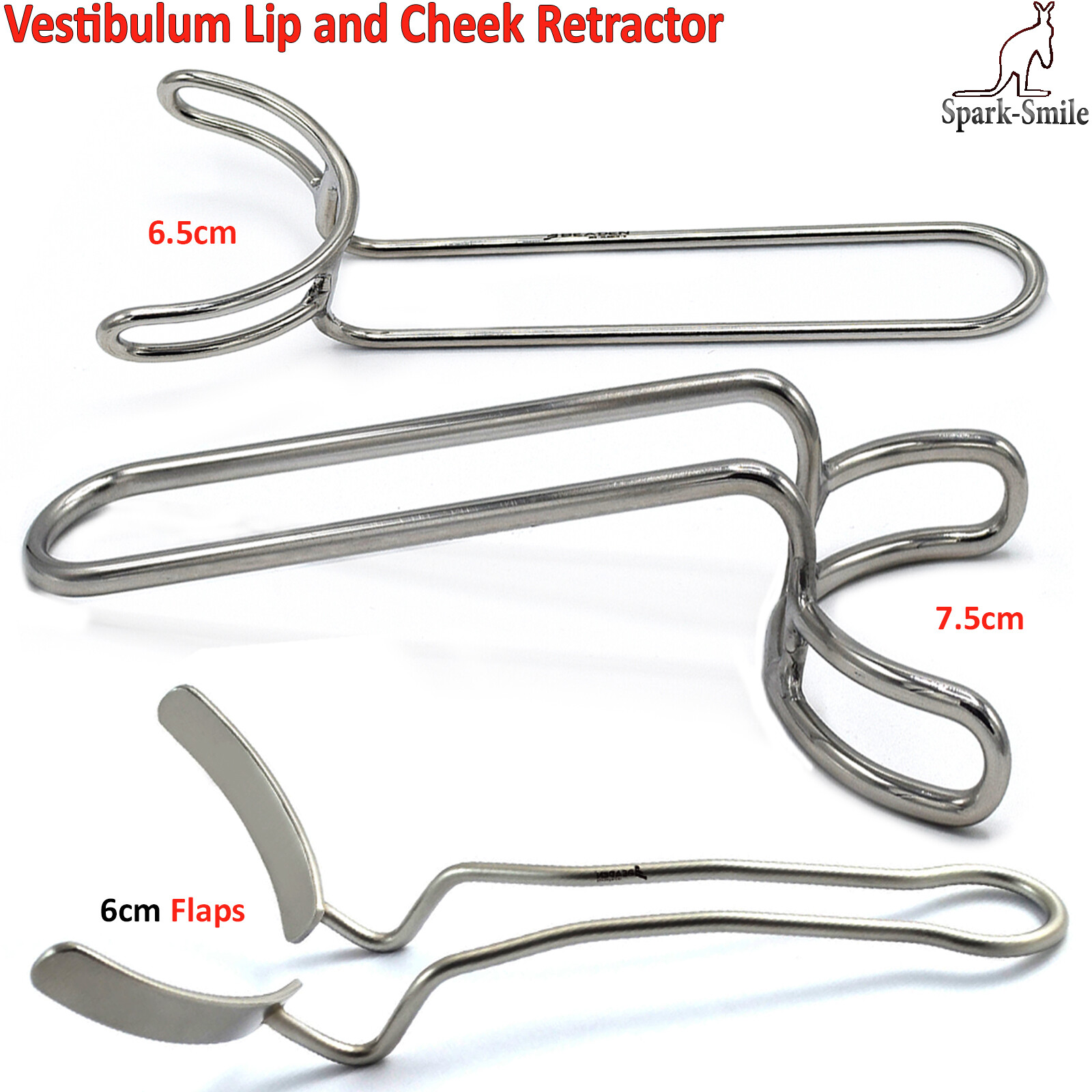 Dental Stainless Steel Cheek Lip Vestibulum Retractor Surgical Mouth Opener New