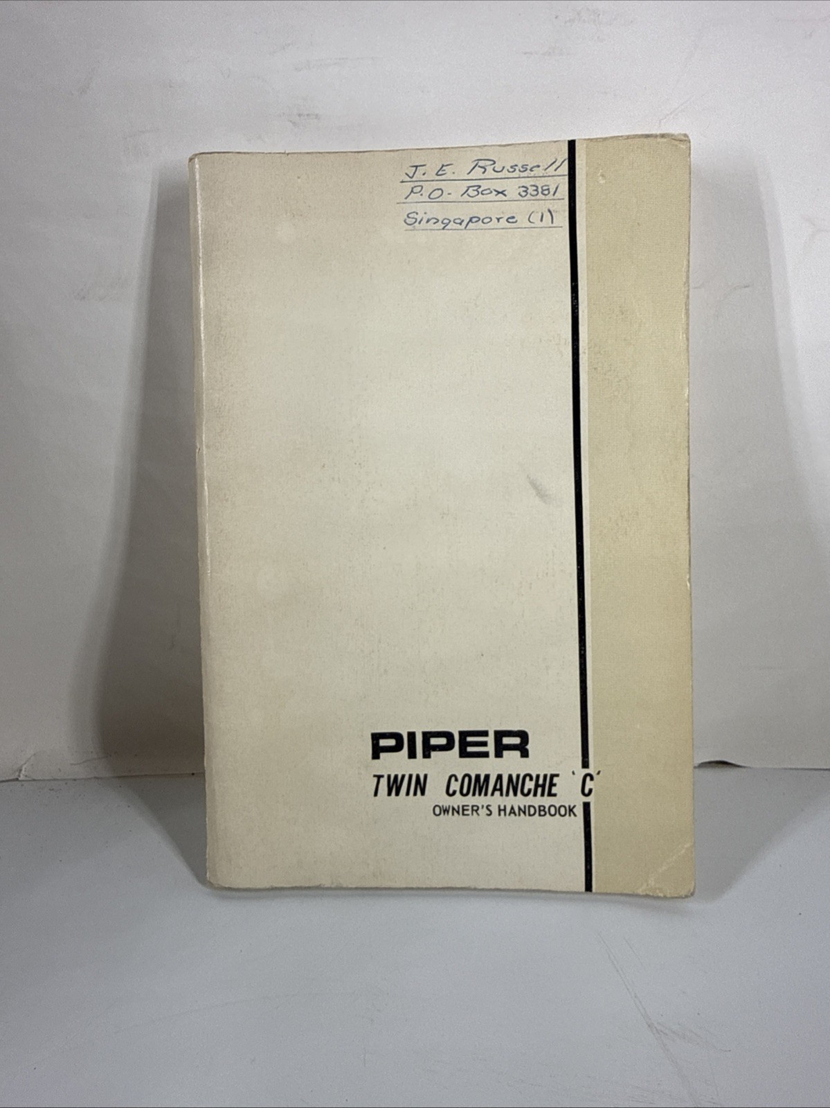Piper 1968-69 Model PA-30  Twin Comanche C Owners Handbook 1970