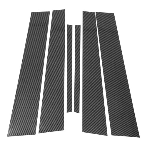 6 Pcs Front Rear Left Right Car Door Pillar Window Trim for Acura TSX 2004