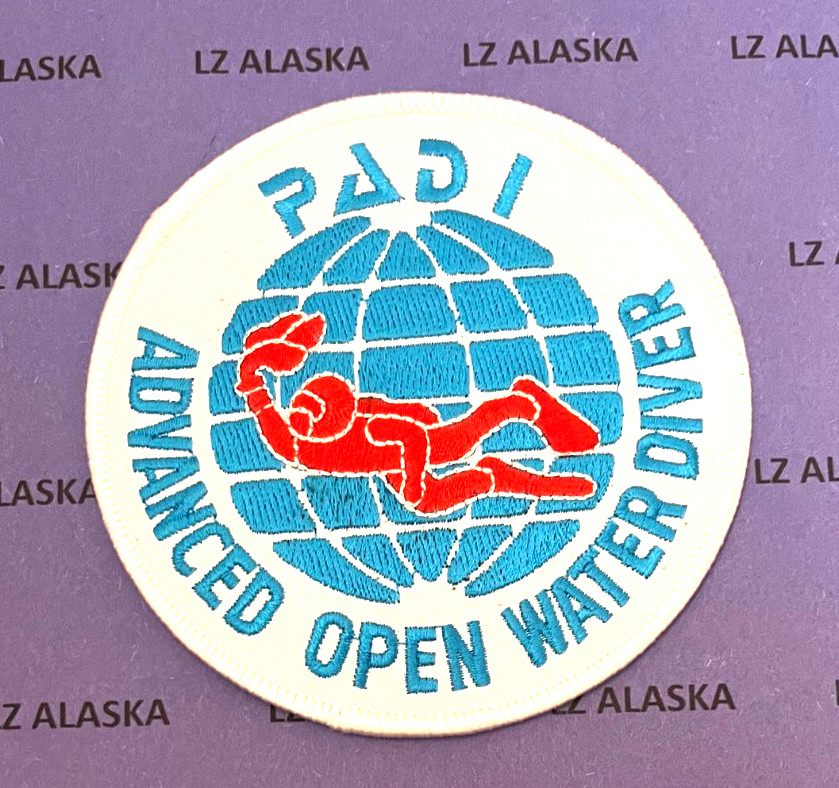 ADVANCED OPEN WATER DIVER PATCH PADI (PRO. ASSOC. of DIVE INSTRUCTORS) FD7