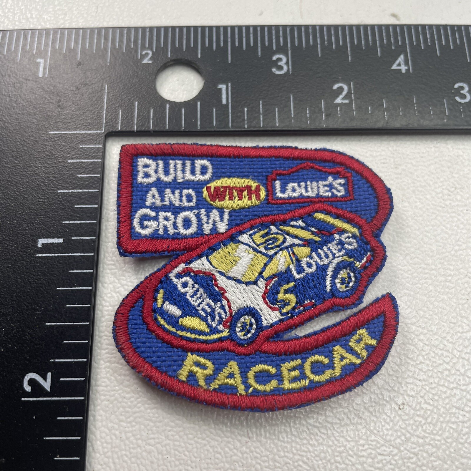 LOWES RACECAR RACE CAR #5 Car Racing Motorsports Patch 32XX