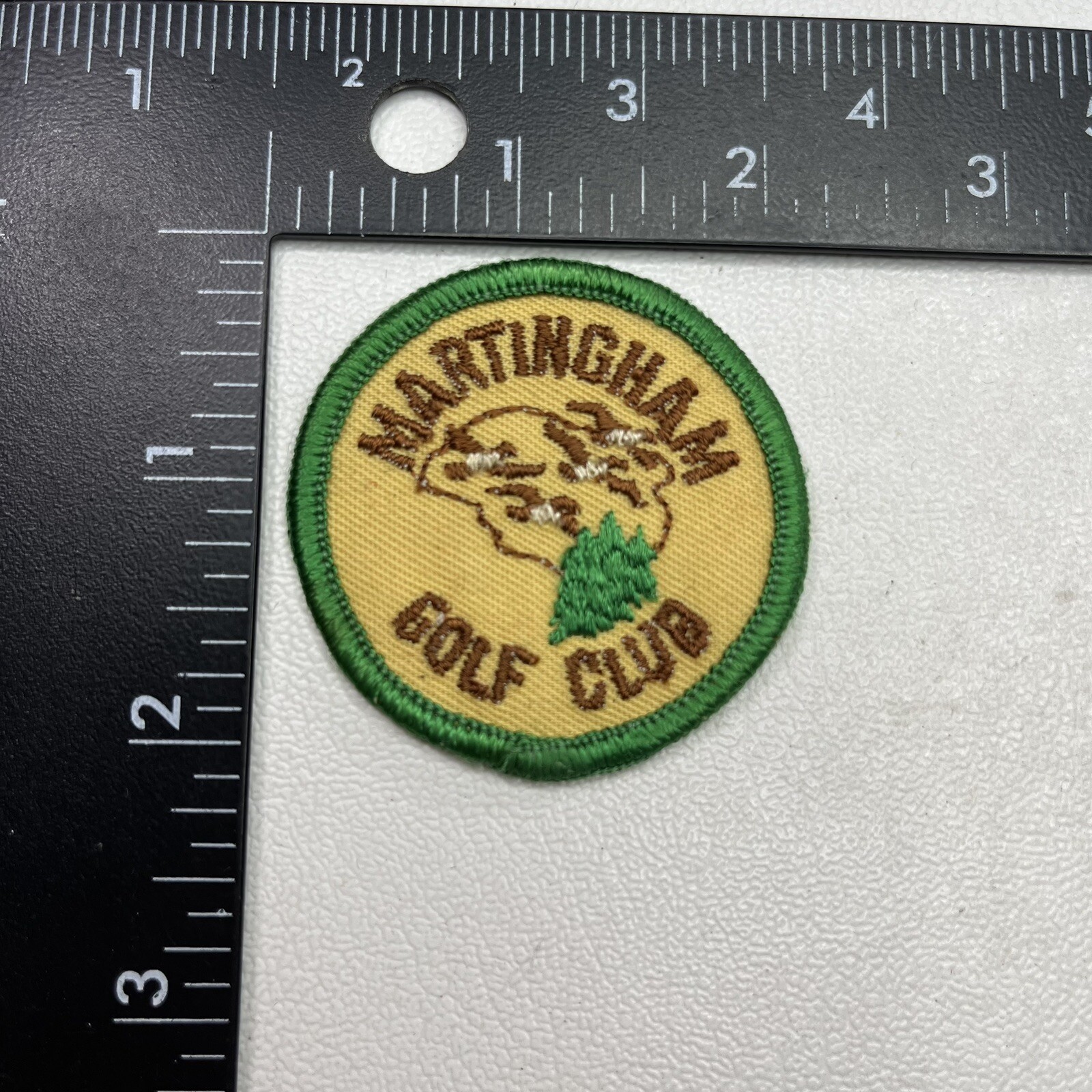 Vtg MARTINGHAM GOLF CLUB Golfing Patch Emblem St. Michaels Maryland 68P4