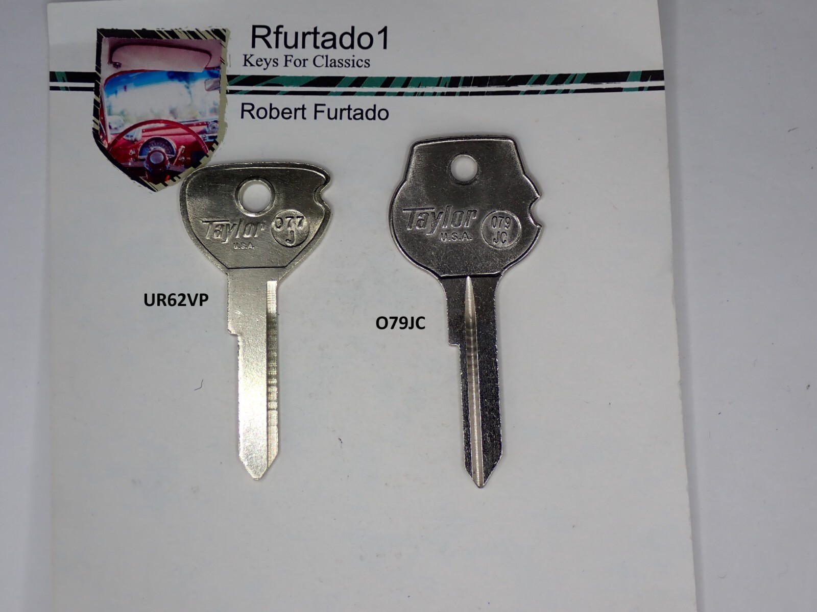 Key Blank for Opel Rallye, GT, Manta 1965 to 1975 Ignition (see code series)