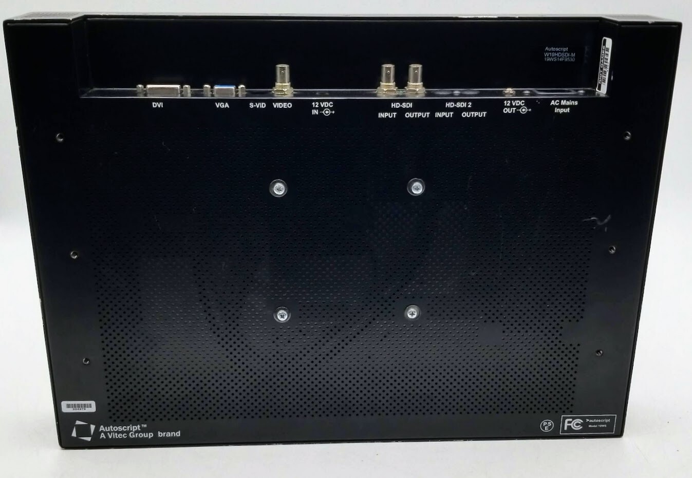 Autoscript HD/SD SDI 19" Widescreen Teleprompter