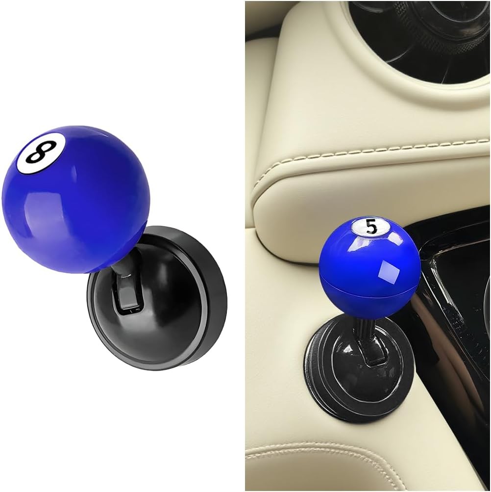 Car Joystick Push Start Button Cover, Vehicle Engine Start Stop Blue/Black