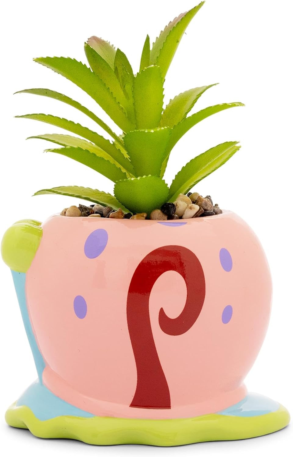 Nickelodeon Spongebob Squarepants Gary Mini Planter with Artificial Succulent