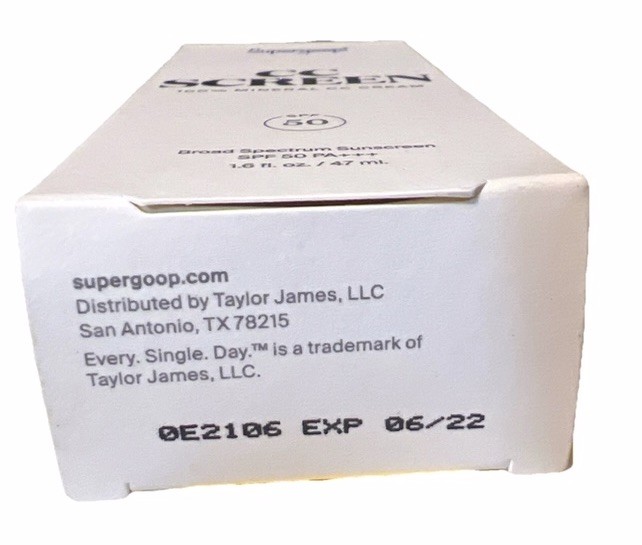 Supergoop CC Screen 100% Mineral Cream SPF 50 1.6 Fl Oz Discontinued Rare 426W