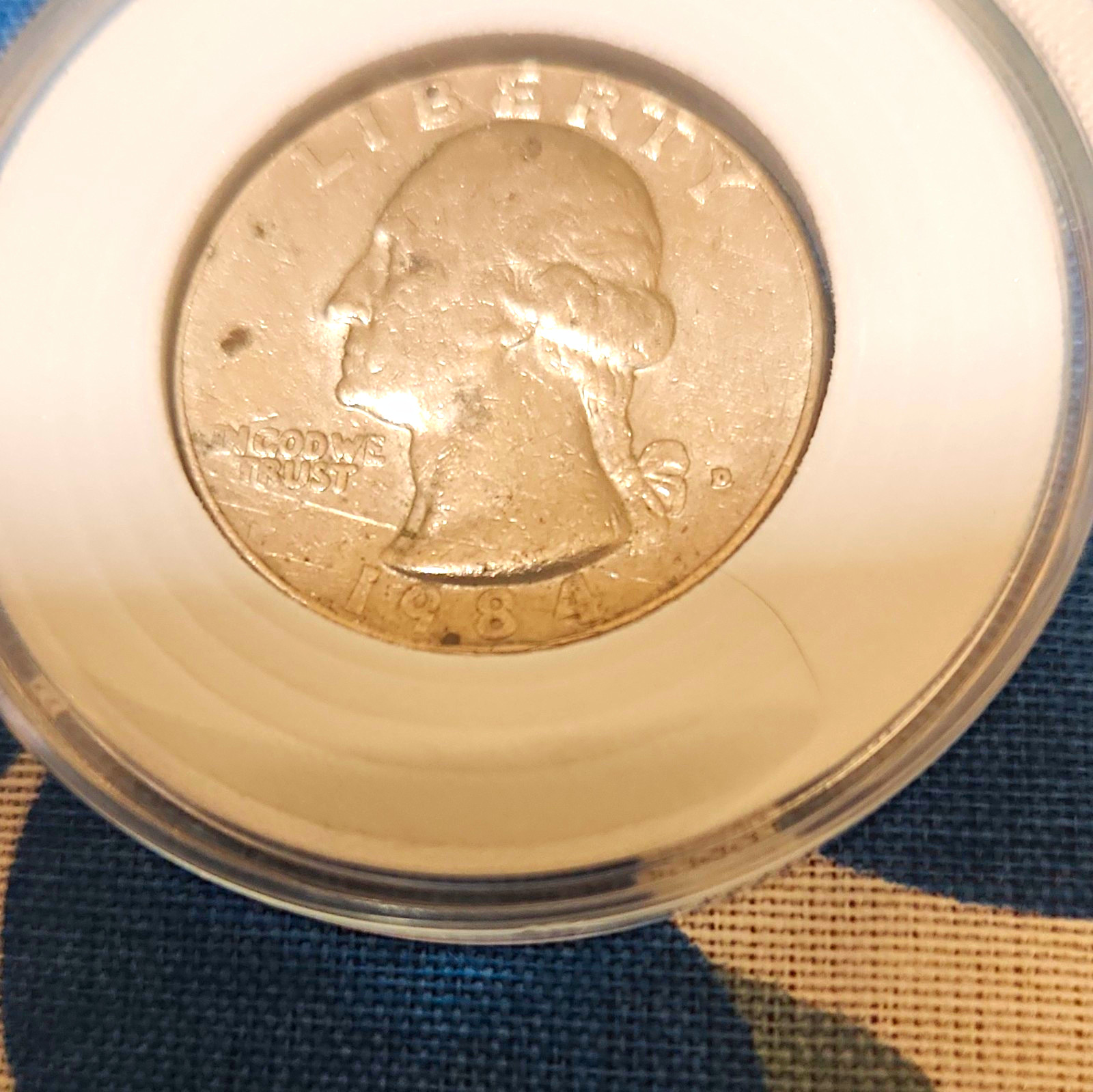 1984-D Washington Quarter 25C Business Strike Denver Mint Copper KM#164a
