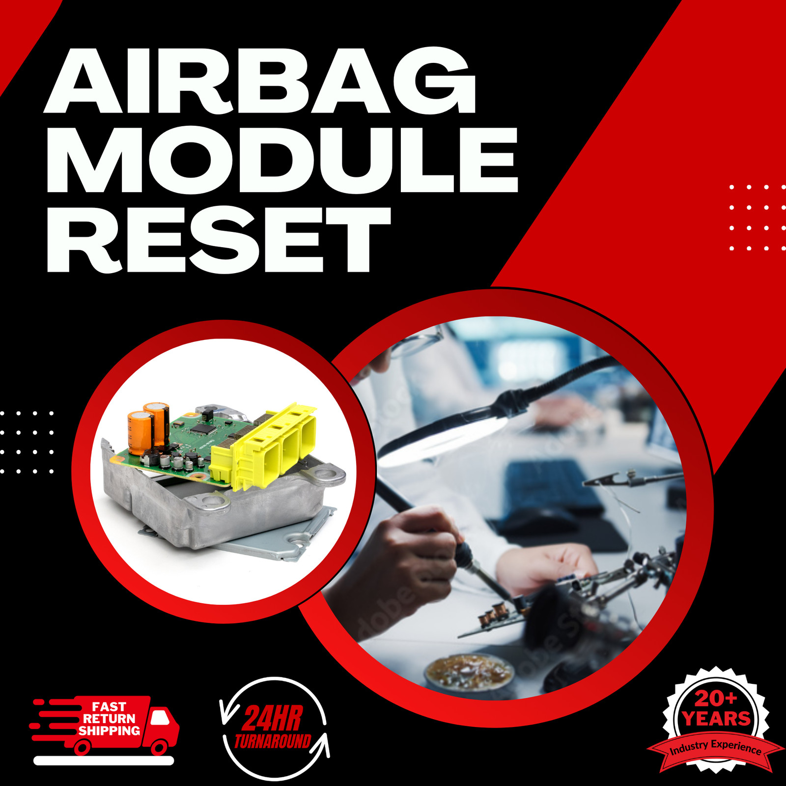 For HONDA 77960-S9A-A220-M1 SRS Control Unit Hard Code Removal Reset Service