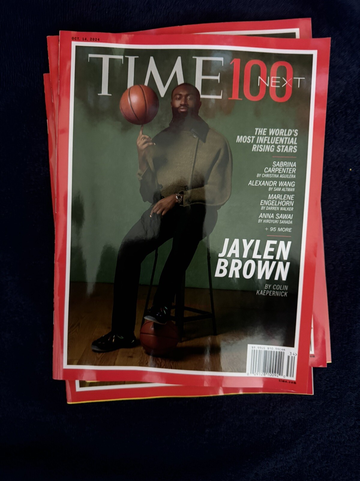 Jaylen Brown October 14 2024 Time Magazine Boston Celtics Next 100 Unread Mint