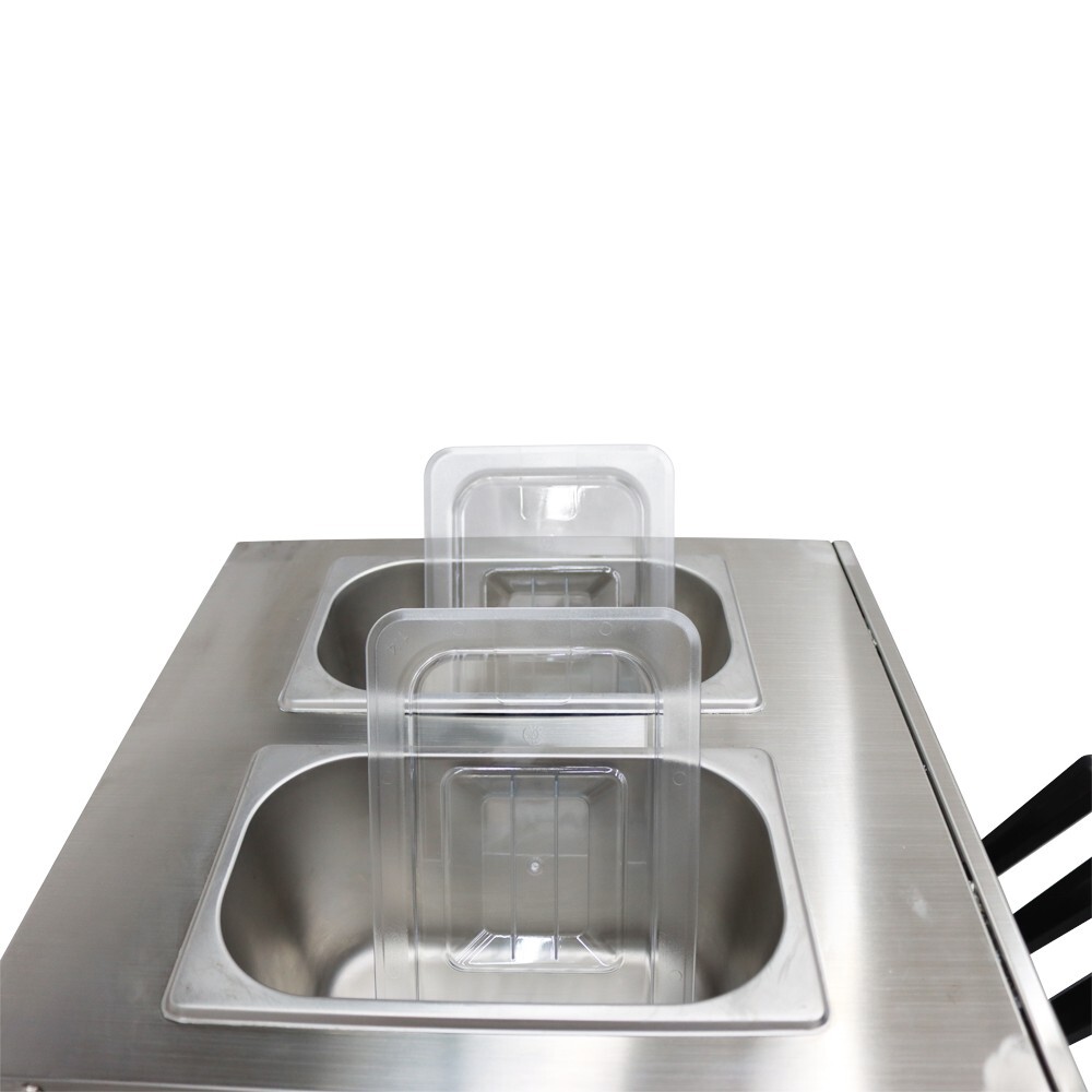 Soft Ice Cream Machine 4LX2 Commercial Ice Cream Machine LED Display Control