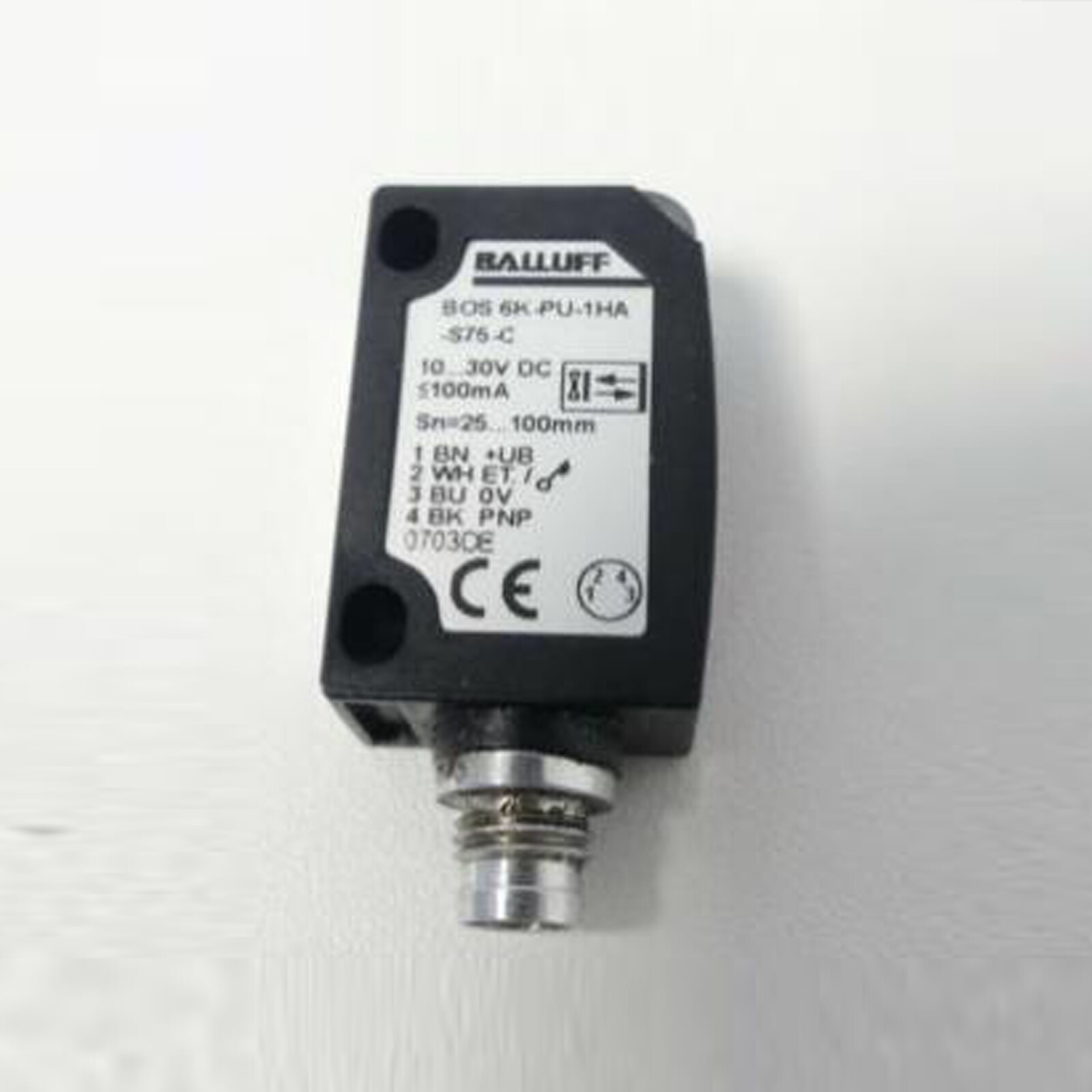 Brand New Balluff Bos 6K-PU-1HA-S75C Optoelectronic Optical Sensor - US Stock