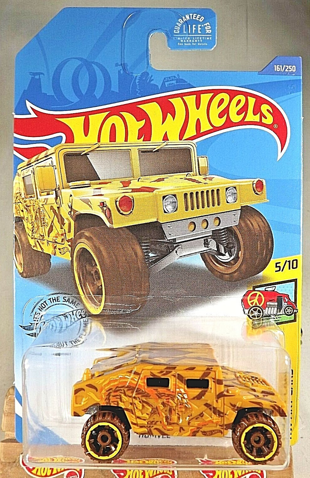 2020 Hot Wheels #161 HW Art Cars 5/10 HUMVEE Brown w/Brown Wheels Brown ORUT6 Sp