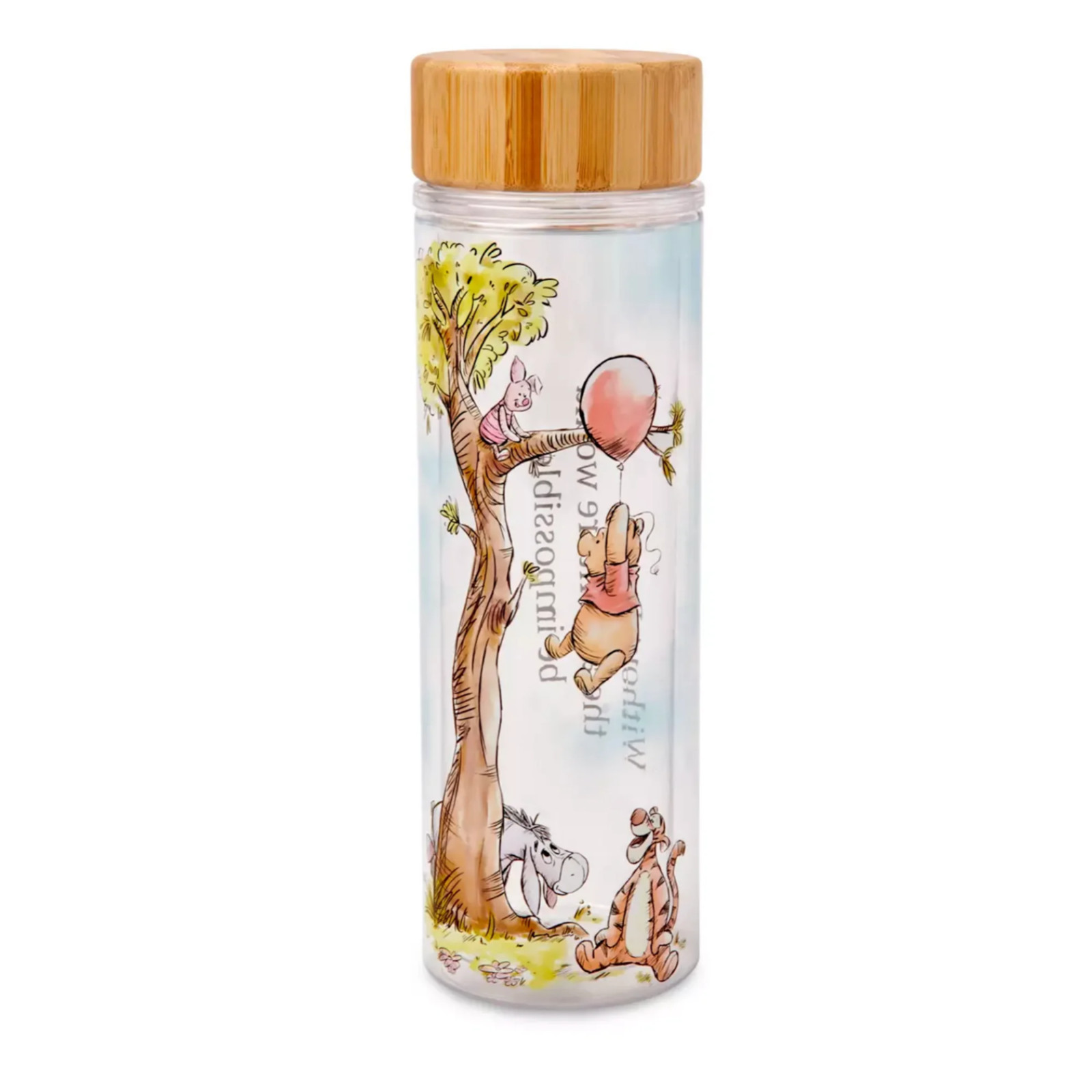 Disney Parks Winnie the Pooh Eeyore & Tigger Water Bottle New
