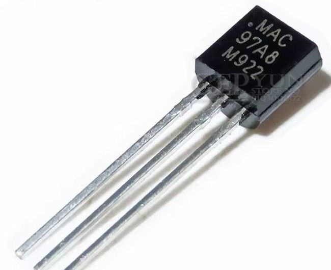 10pcs MAC97A8 General Purpose Sensitive Gate TO92 TRIAC 0.6A 600V – see descript