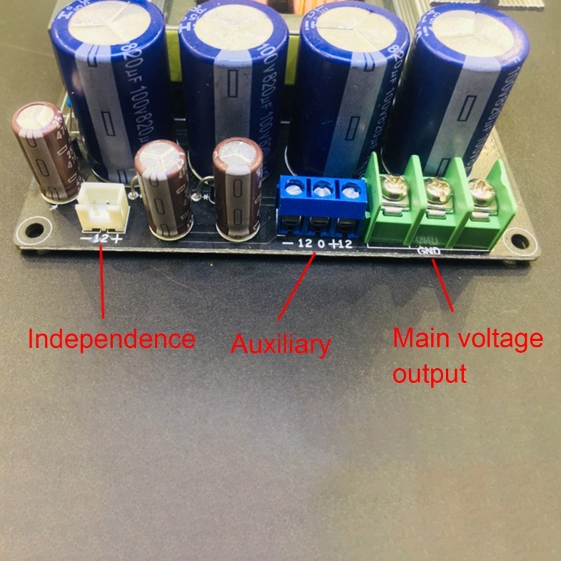 High Efficiency 1500W Soft Switching Amplifier Board Double Voltages Output
