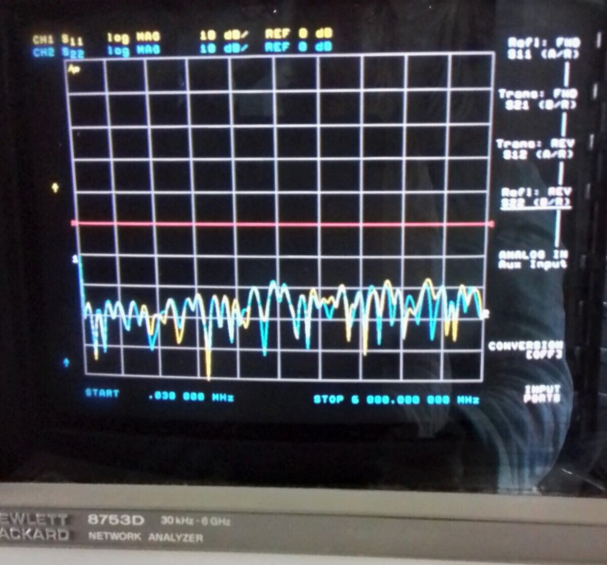 HP 8753D 006 010 30KHz-6GHz Vector Network analyzer