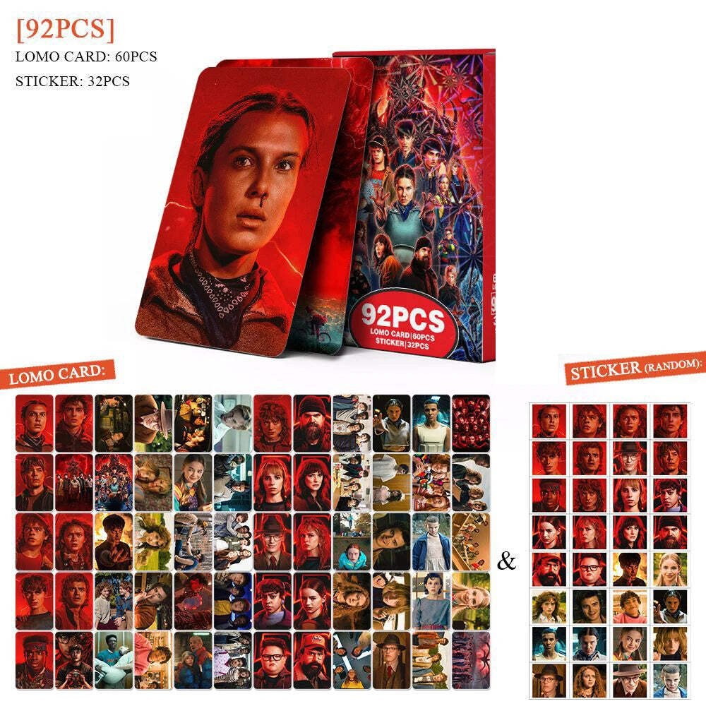 55pcs Lomo Cards Photocards Photo Astonished Printed Cards Fans Collection
