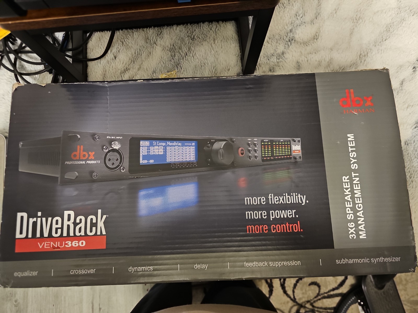 DBX DriveRack VENU360 Venue 360 3x6 Loudspeaker Management System Auth. Dealer!