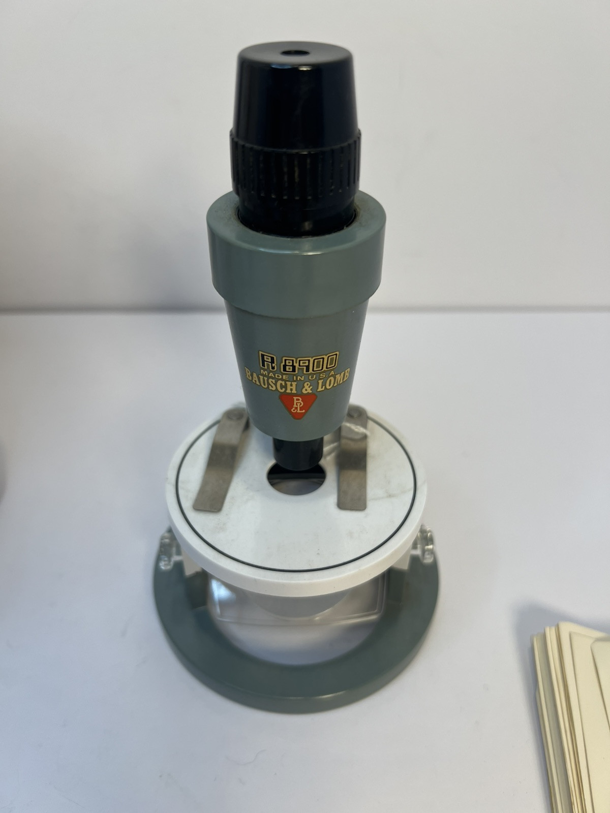Vintage Bausch & Lomb R8900 Microscope High Image Quality Science Microphone