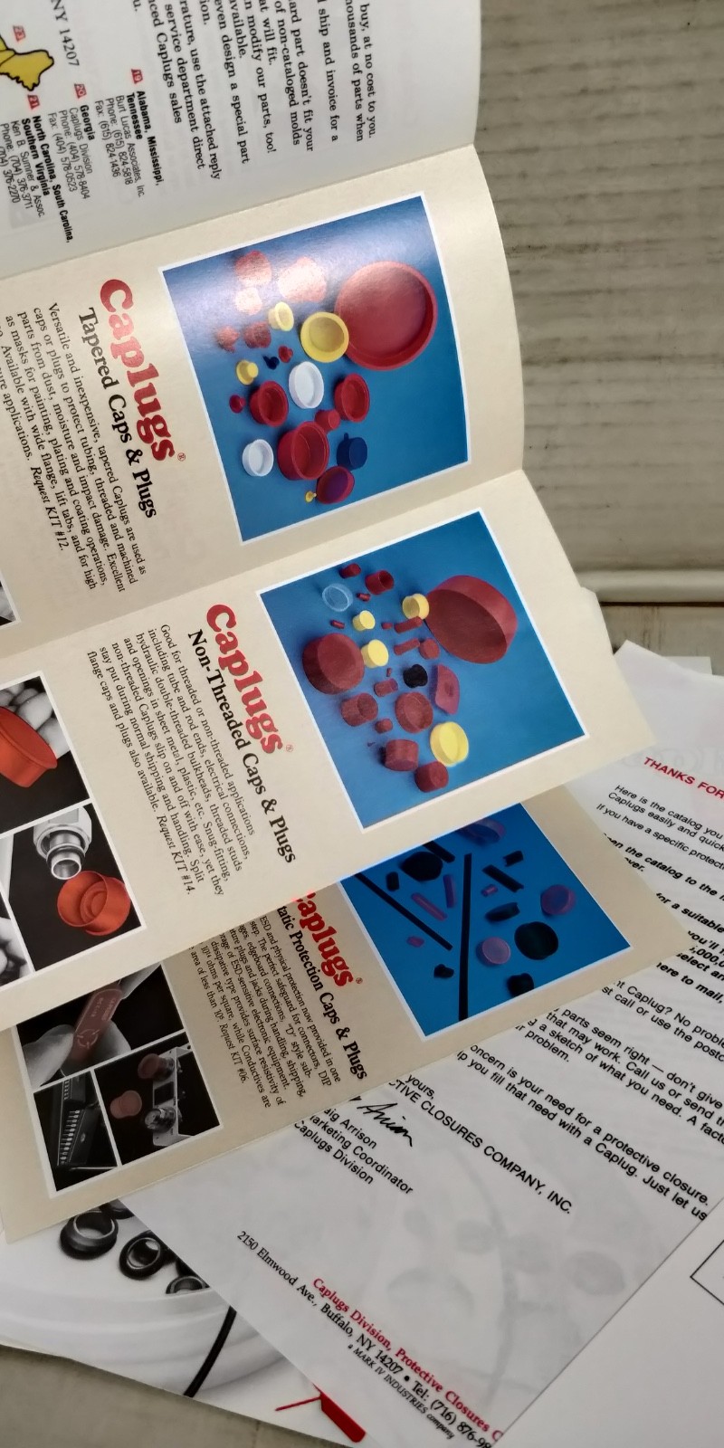 1993 CAPLUGS catalog #593 caps and plugs C7