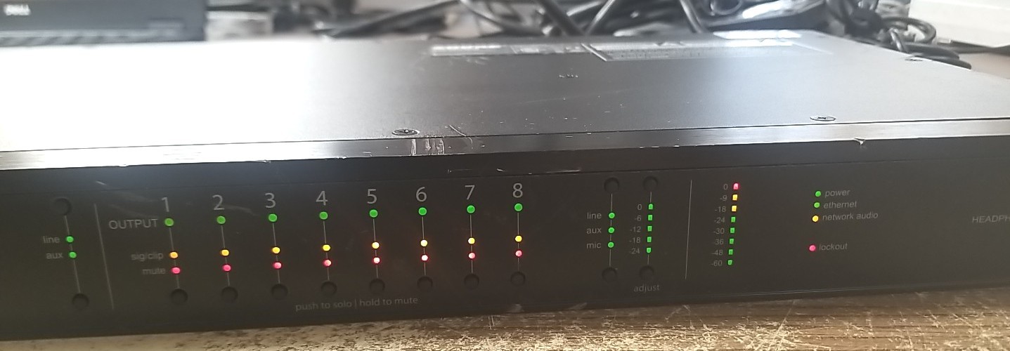Shure MXWANI8 8-Channels Microflex Wireless Audio Network Interface. *READ⬇️*