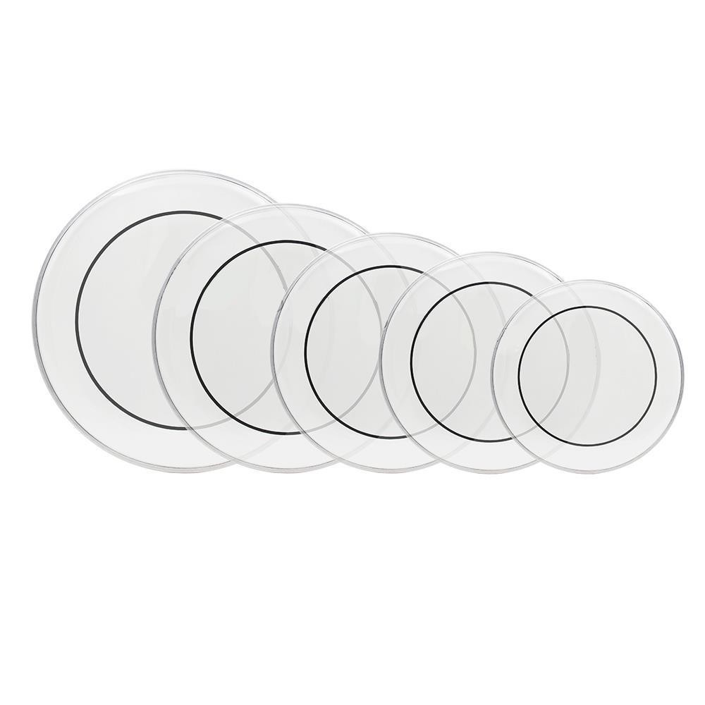 PET Clear Drum Head Pack Standard - 22", 16", 14", 13", 12" US Seller