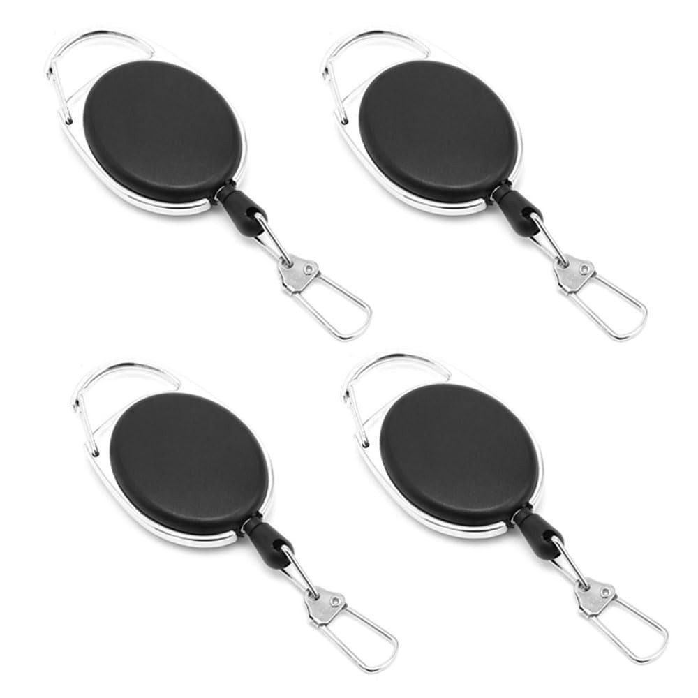 Fly Fishing Zinger Retractor with 360 Degree Rotation Buckle for Fishing Hiki...