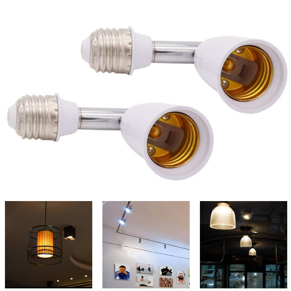 E26/E27 Light Converter Socket Extender Adjustable Vertical 90°Horizontal 360°