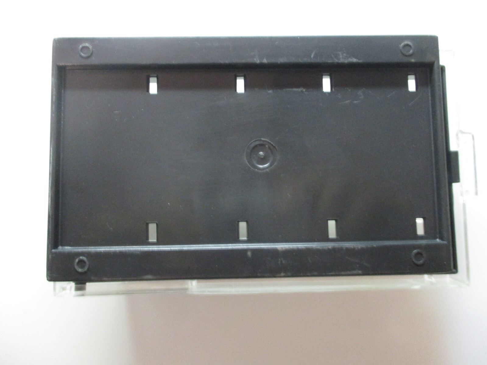 3-1/2" Floppy Disk Plastic Storage Box Case Container 8.75 inch Long 1990 Vtg